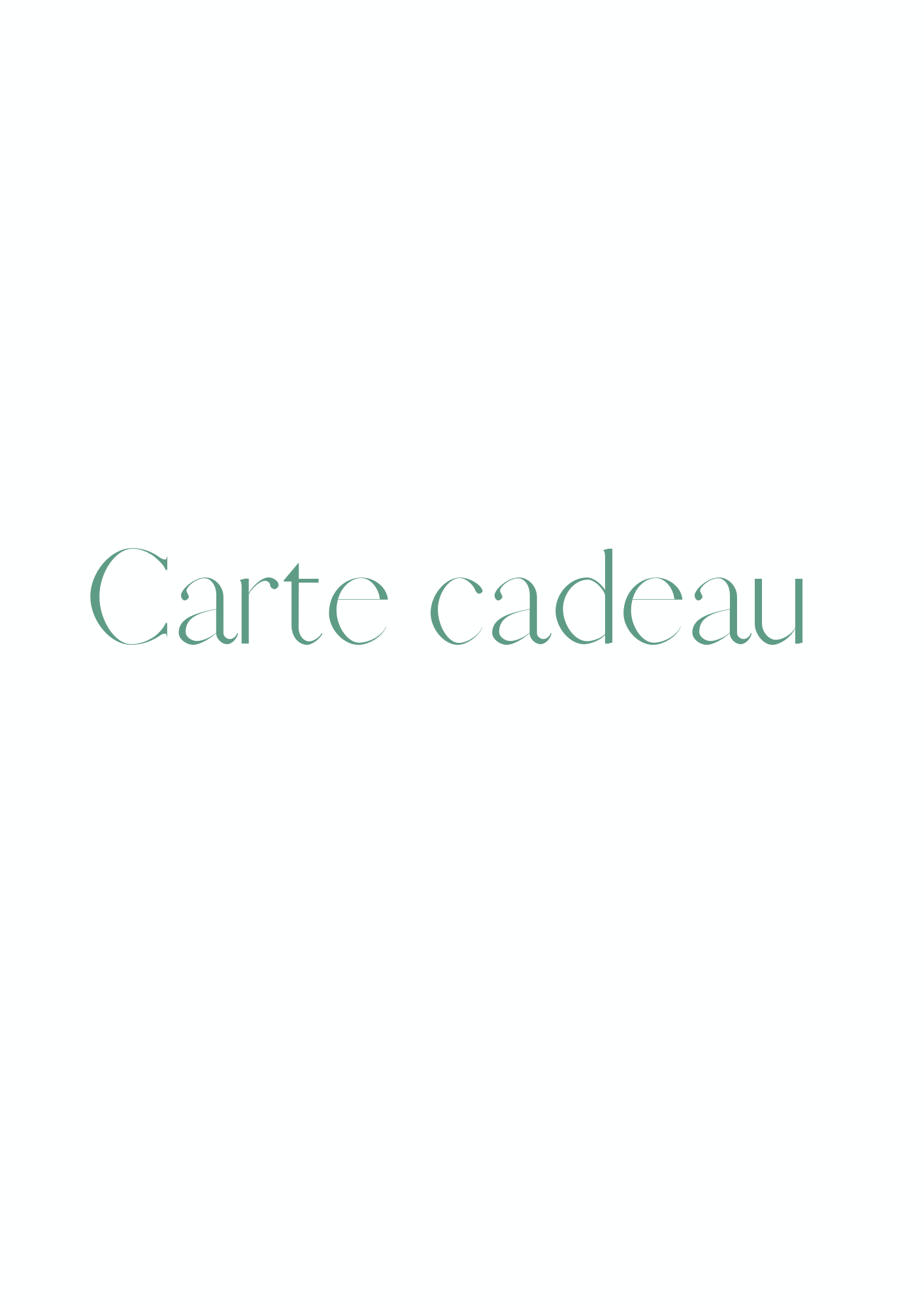 Carte cadeaux